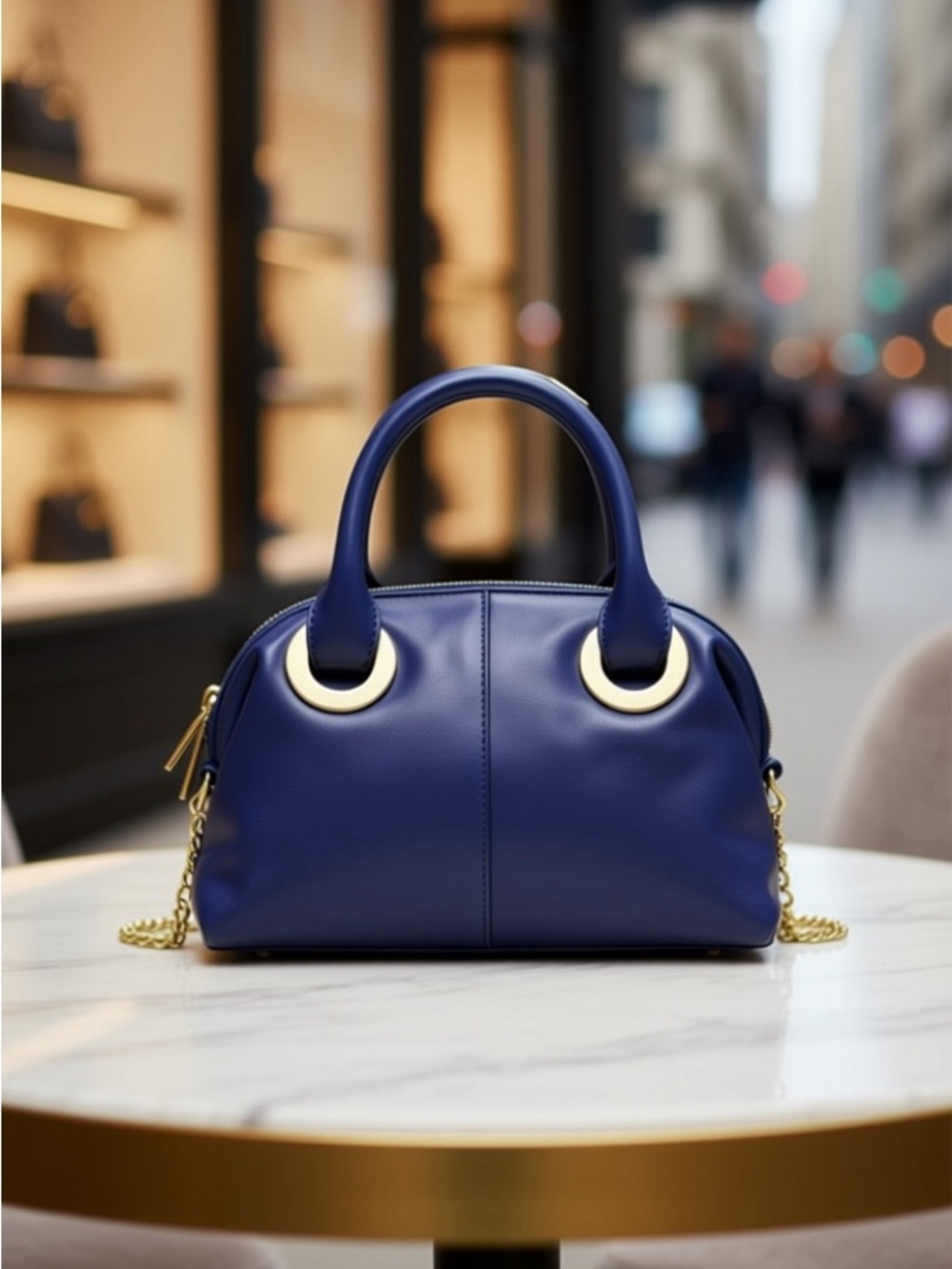 NWOT Rare Zac Posen leather handbag.